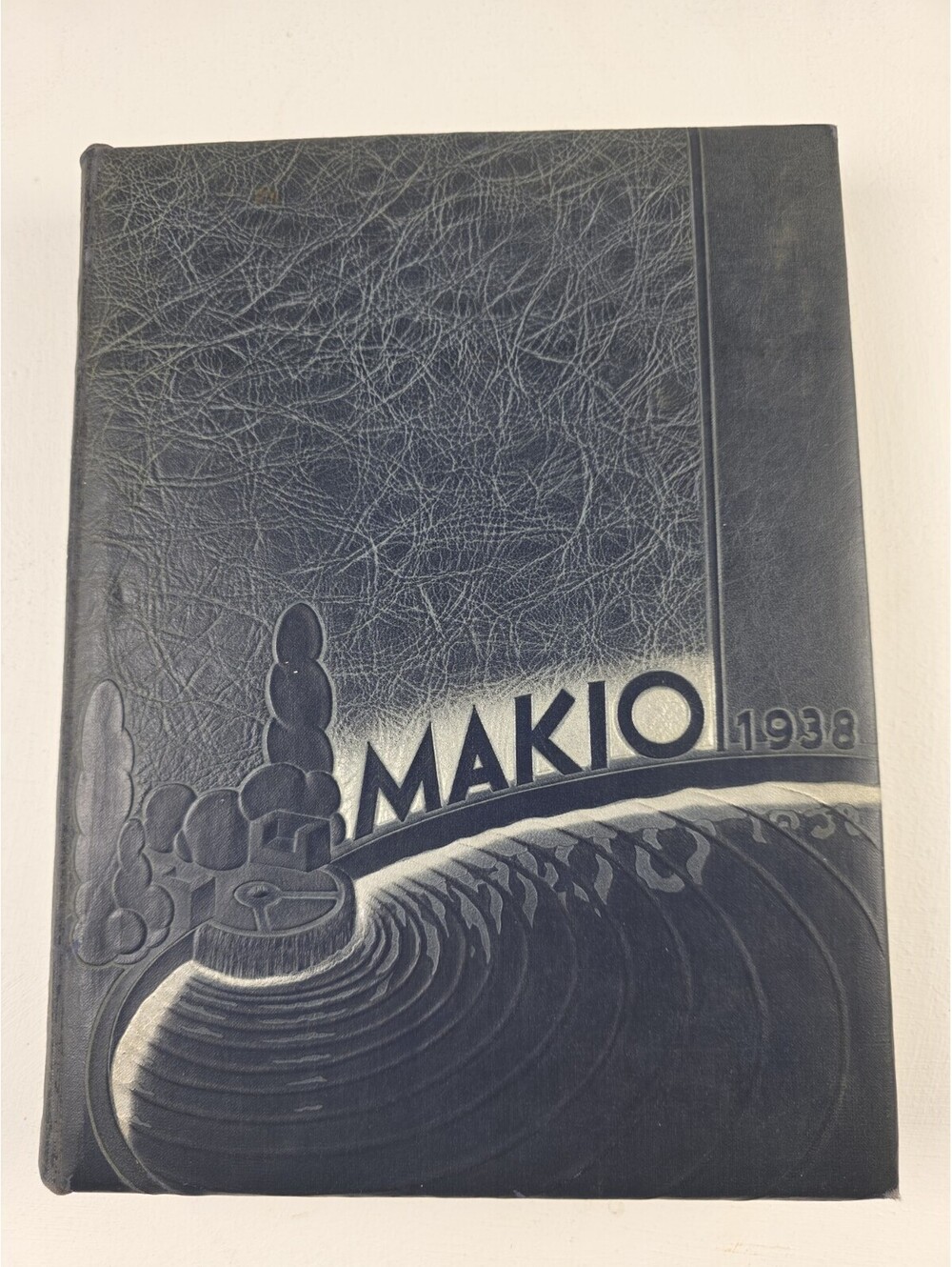 1938 OSU MAKIO YEARBOOK BIG TEN CHAMPIONS BUCKEYES A.W. JACKSON PREWAR WW2
